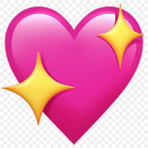 Iphone X Emoji Clip Art Ios Heart Png 1024x1024px