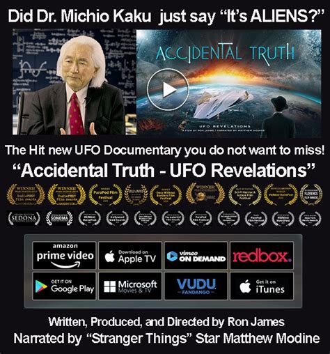 Mutual Ufo Network On Twitter This Is Dr Michio Kaku As You Have