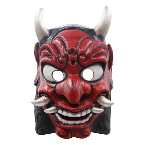 Kabuki Demon Mask Japanese Demon Mask Monster Mask Kitsune Mask