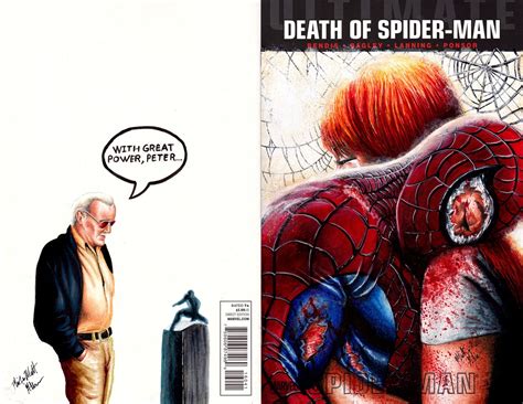 Death Of Spider Man Cover By Glebe By Twynsunz On Deviantart