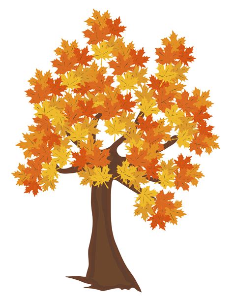 Autumn Tree Clip Art Library