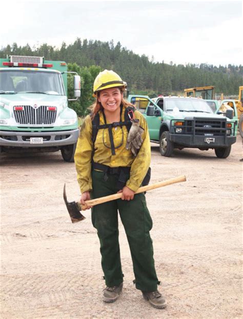 Native Sun News Northern Cheyenne Woman Joins Fire Crew