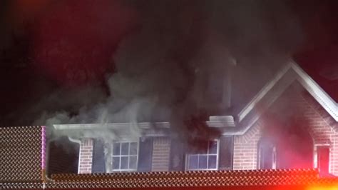 Houston House Fire Woman Suffers From Smoke Inhalation After 2 Story Home Goes Into Flames In