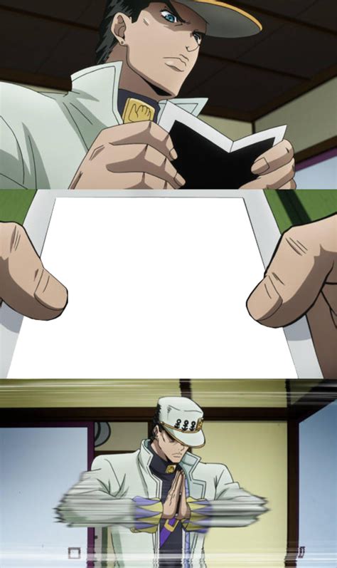 What Is Jotaro Seeing On The Photograph Template Jojos Bizarre