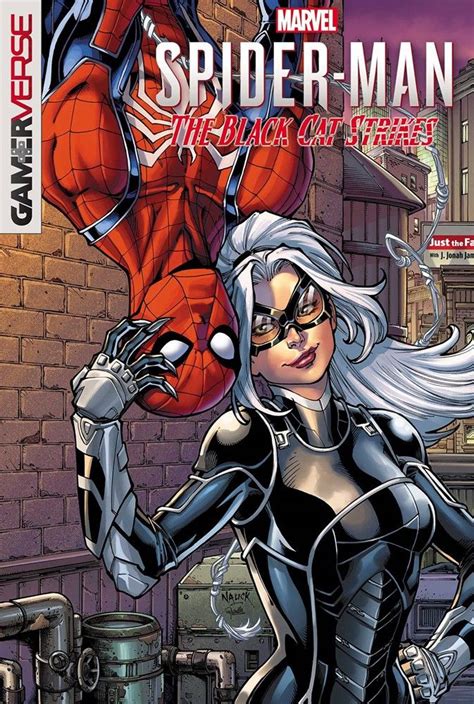 Marvel’s Spider Man The Black Cat Strikes 1 Variant Cover Art By Todd Nauck And Rachelle