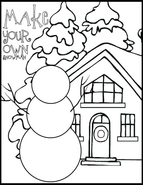 26 Free Printable Winter Coloring Pages For Preschoolers Information