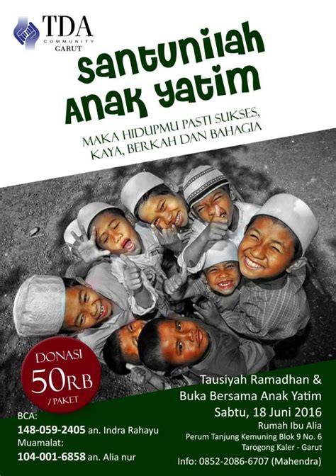 Poster Anak Yatim – Lukisan