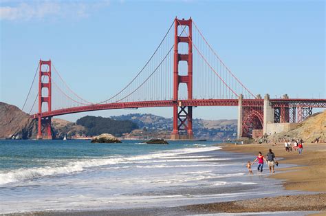 san francisco golden gate bridge baker beach san francisco and its environs pictures in