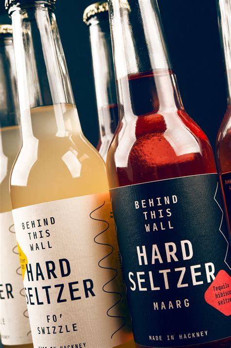 Behind This Wall Hard Seltzer Labels Fonts In Use