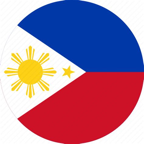 Circle, circular, country, flag, flag of philippines, flags, national, philippines, philippines ...