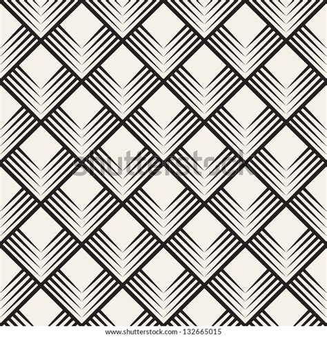Seamless Pattern Squares Vector Abstract Background Stock Vector