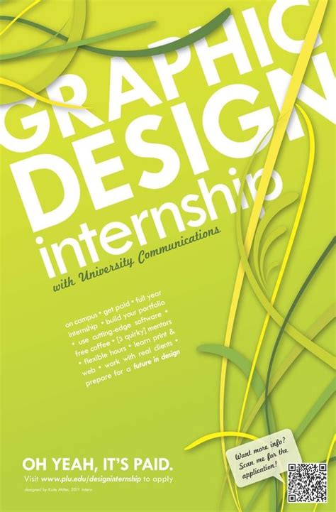 Design Internship By Kate Miller Via Behance Desain Poster Desain