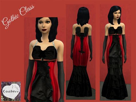 The Sims Resource Gothic Class Dress