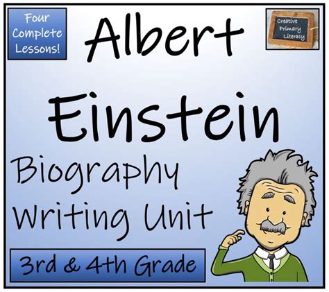 Albert Einstein 3rd And 4th Grade Biography Writing Activity Writing