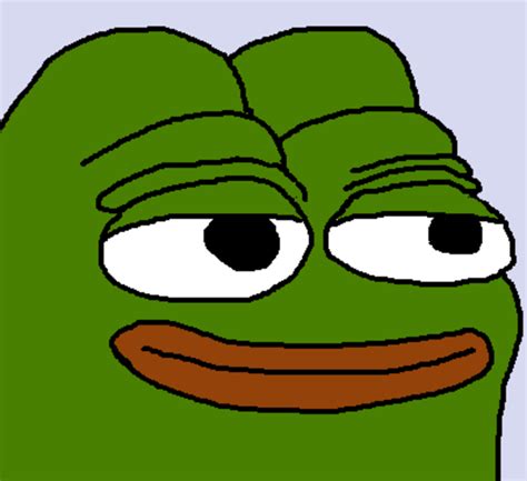 Pepe Slightly Smug Smug Frog Know Your Meme