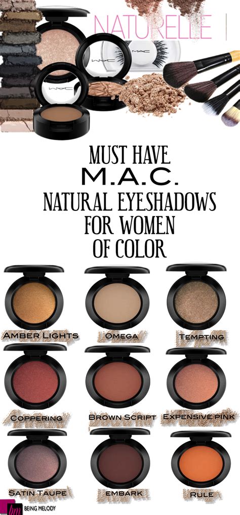 Nine Must Have Mac Cosmetics Neutral Eyeshadows For Women Of Color