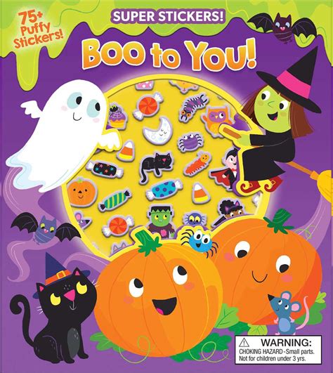 Halloween Super Puffy Stickers Boo To You Book By Maggie Fischer