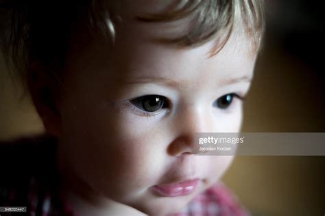 Portrait Of Little Girl High Res Stock Photo Getty Images