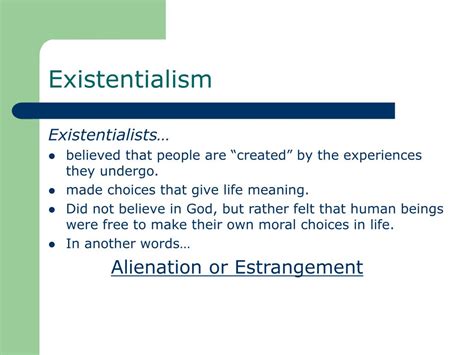 Ppt Existentialism Powerpoint Presentation Free Download Id2396598