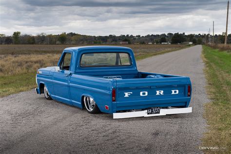Old Blue Simple Yet Stunning Slammed 68 Ford F100 Pickup Truck
