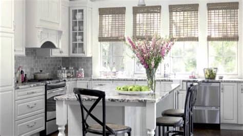 Bring in color and personality through brick red and black painted cabinetry. Kitchen Design - White Color Scheme Ideas - YouTube