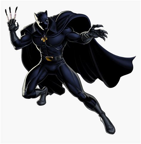 Marvel Black Panther Png Avengers Black Panther Cartoon Transparent
