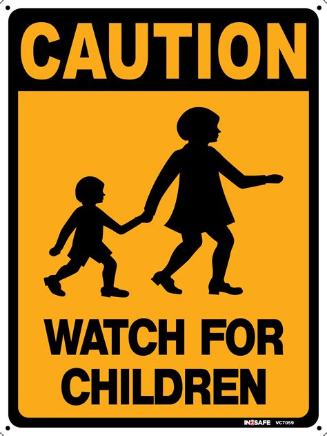 Caution Watch For Children Sign Westland Workgear