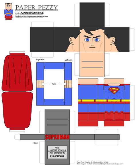 Paper Pezzy Superman By Cyberdrone On Deviantart
