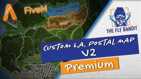 Theflybandit Mods Custom Los Angeles Postal Map Fivem Youtube
