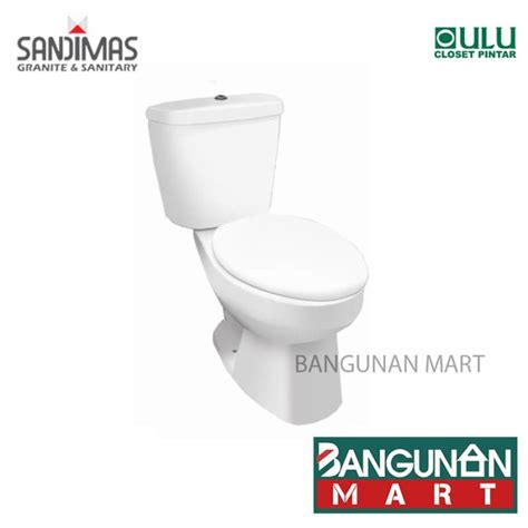 Jual Monobloc Kloset Duduk Oulu C Original Wash Down Dual Flush System Shopee Indonesia