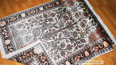Mit extra langer wolle und natürlichen schattierungen ist dieser lange wollteppich eine atemberaubende schönheit! Seide - Kaschmir Echte Handgeknüpfte - Teppich Top/ware ...
