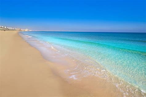 Strand El Carabassi In Elx Elche Von Alicante Stockfoto Bild Von