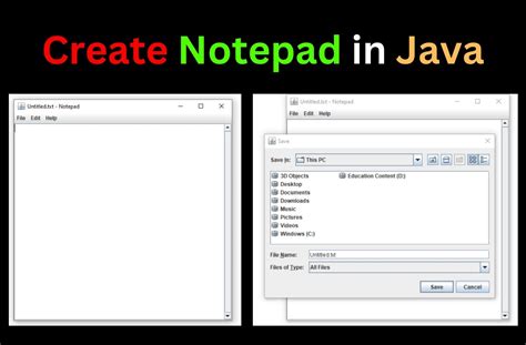How To Create Notepad In Java Copyassignment