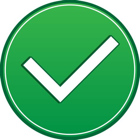 Download Confirmation Symbol Icon Royalty Free Vector Graphic Pixabay
