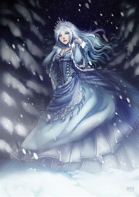 Snow Queen By Anikakinka Snow Queen Winter Queen Ice Warrior Female