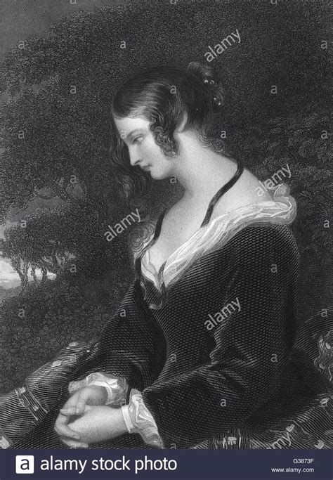 Girl In Pensive Mood The Baroness Date 1848 Stock Photo Alamy