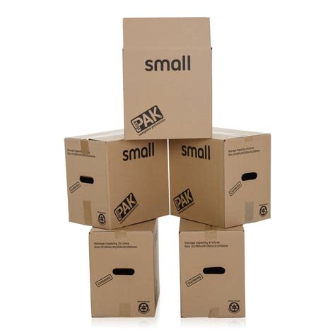 Buy Pack Of 5 Small Cardboard Packing Boxes 350 X 350 X 250mm
