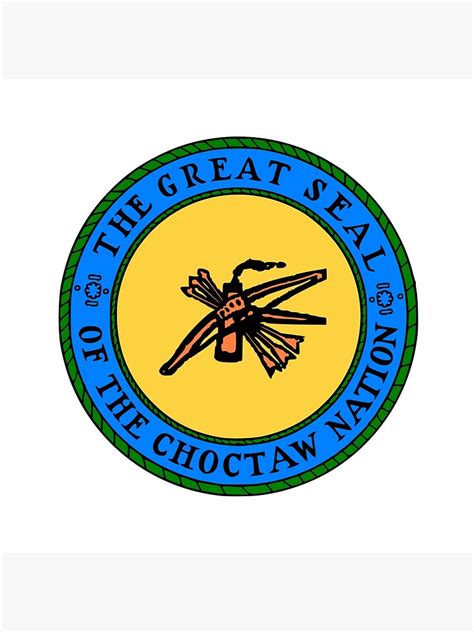 The Great Seal Of The Choctaw Nation Poster For Sale By Bigspringarts