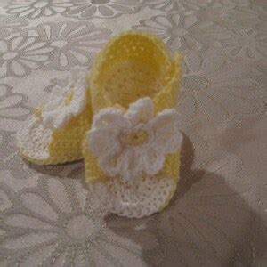 Daisy Booties Sandals And Headband Set For Baby Girl Crochet Etsy