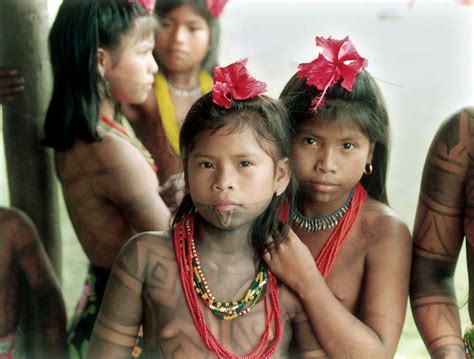 02 Embera Girls Of An Embera Ethnic Group In The Darien Pe Flickr