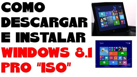 Today i downgrade a computer with loads of malware and is very slow to windows 8.1 and hope it removes all the malware and also speed up the laptop a little. DESCARGAR E INSTALAR WINDOWS 8.1 PRO "ISO" - YouTube