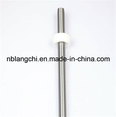 Set Trapezoidal Thread Lead Screw And Pom Plastic Round Nut China