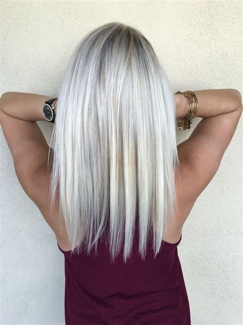 Icy Blonde Hair Cool Blonde Ash Blonde By Alexaa At Habitsalon In GilbertAZ Icy Blonde