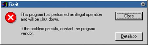 Windows Protection Error Windows 98 Brownreach