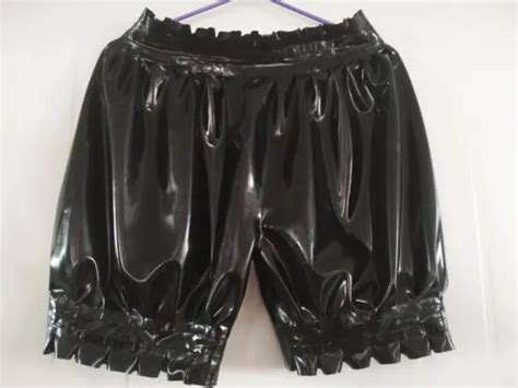 100 Latex Rubber Gummi Hot Sexy Schwarz Shorts Briefs Underwear 04mm S Xxl Eur 2605 Picclick De