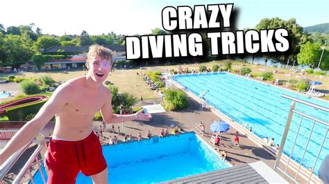 Insane Diving Board Tricks From 10 Meters Youtube