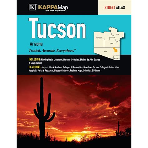 Tucson Az Street Atlas Kappa Map Group 9780762582075 Books