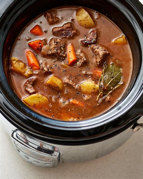 How To Make Beef Stew In The Slow Cooker Kitchn