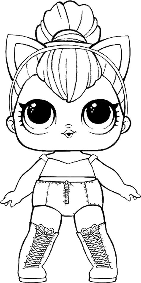 Little Lids Siobhan Lol Doll Colouring Pages