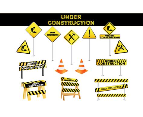 Printable Under Construction Sign